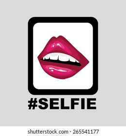 selfie icon design vector art