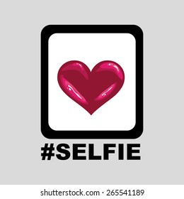 selfie icon design vector art