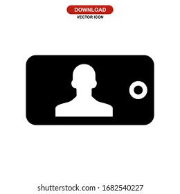 selfie icon or logo isolated sign symbol vector illustration - high quality black style vector icons
