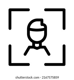 selfie icon or logo isolated sign symbol vector illustration - high quality black style vector icons
