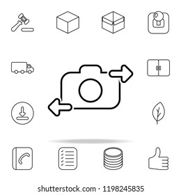selfie icon. Web icons universal set for web and mobile