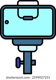 Selfie Line vector Icon Design