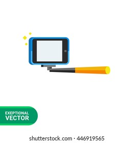 Selfie Monopod Vector Icon