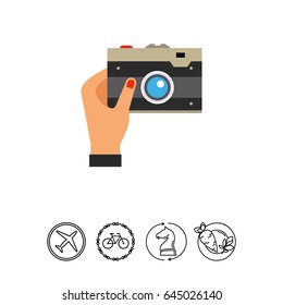 Selfie Photo Camera Icon