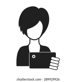 selfie photo design, vector illustration eps10 graphic 