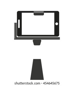 selfie photographic smartphone icon vector isolated graphic