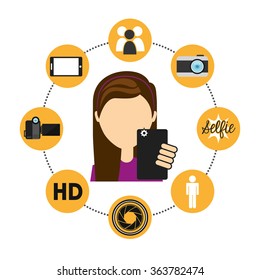 selfie photography design 