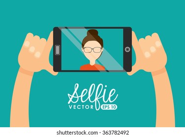 selfie photography design 