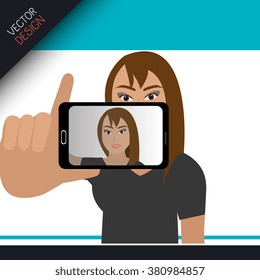 selfie photography design 