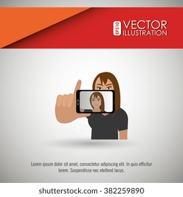selfie photography design 