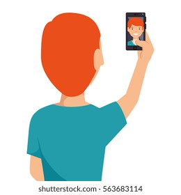 selfie photography technology icon