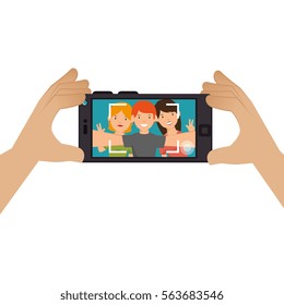 selfie photography technology icon