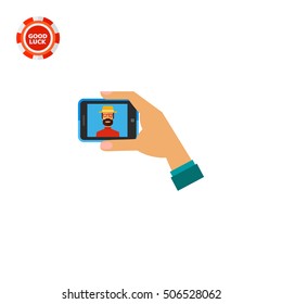 Selfie Smartphone Icon