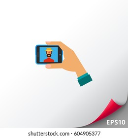 Selfie Smartphone Icon