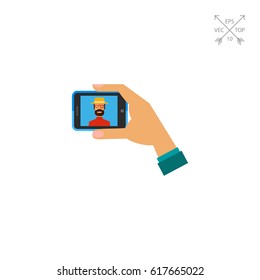 Selfie Smartphone Icon