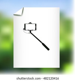 Selfie stick icon