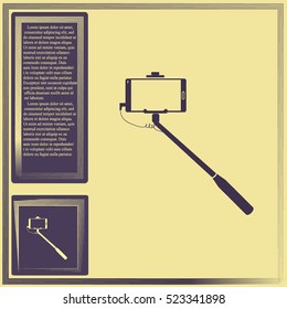 Selfie stick icon