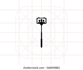 Selfie stick icon