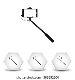 Selfie stick icon