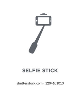 Selfie stick icon. Selfie stick design concept from Entertainment collection. Simple element vector illustration on white background.