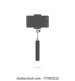 Selfie stick icon vector