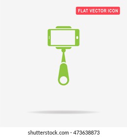 Selfie stick icon. Vector concept illustration for design.