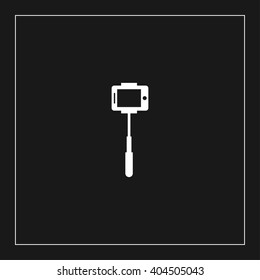 selfie stick icon. selfie stick vector illustration