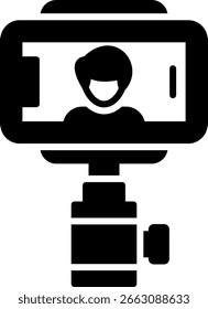 Selfie Stick Nuevo Vector de diseño de iconos creativos