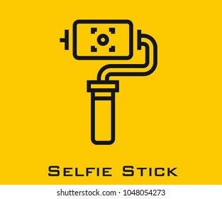 Selfie Stick vector icon