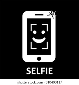 Selfie. symbol, vector
Self portrait photograph. Digital camera. Smart phone