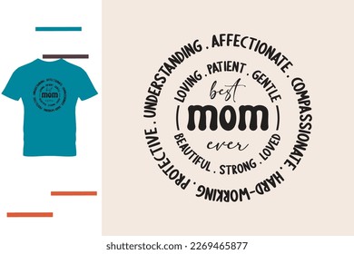 Selfless mom t shirt design