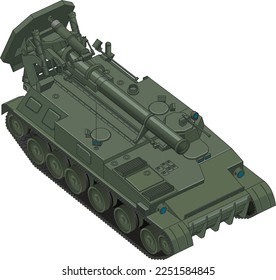 Mortero de 240 mm autopropulsado 2s4 Tyulpan