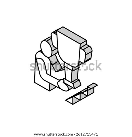 self-realization people value isometric icon vector. self-realization people value sign. isolated symbol illustration