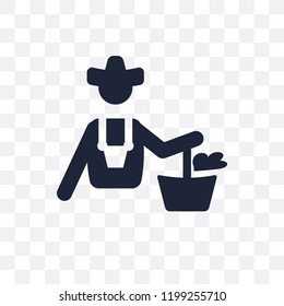 self-sufficient transparent icon. self-sufficient symbol design from Agriculture, Farming and Gardening collection. Simple element vector illustration on transparent background.