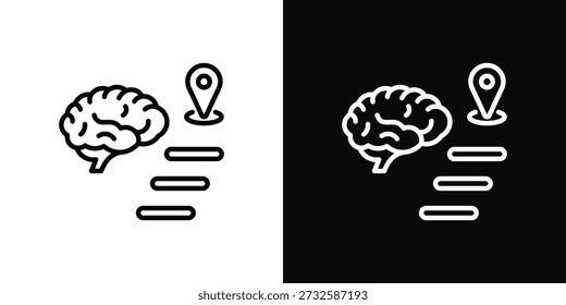 Estilo de fondo blanco y negro del icono de la autoconversación