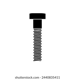 Selbstschneidende Schraubensymbol-Vektor. Schraube Illustrationszeichen. Bolzen-Symbol oder Logo.