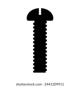 Self-tapping screw icon vector. Screw illustration sign. Bolt symbol or logo.