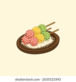 Selinting is an Indonesian cylindrical sticky rice cake wrapped in leaves.
