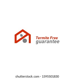 Sell, Buy And Rent House Icon Concept Of Termites Pest Free House Logo