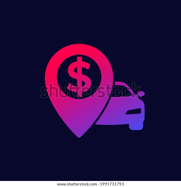 Sell a car or car
dealership vector logo