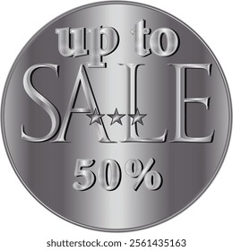 Sell flyer on silver coin