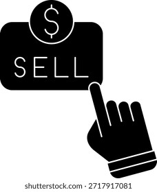Sell Line vector Icon Design