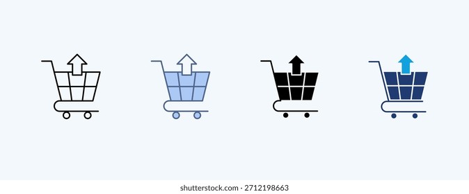 Sell Multiple Icon Illustration Vector