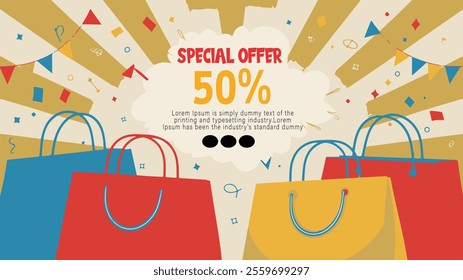 sell post banner, card, offer poster