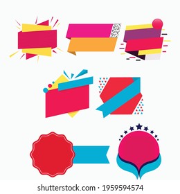 
Sell Promotion Banner Design Set.