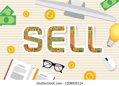 Sell vector concept design