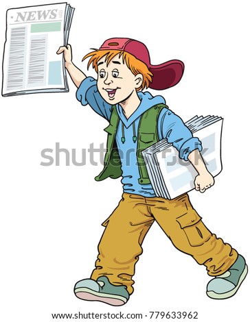seller of newspapers