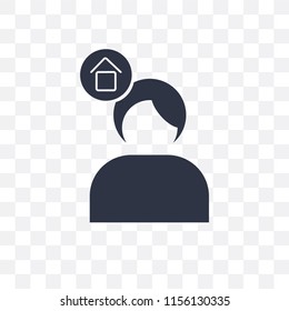 Seller vector icon isolated on transparent background, Seller logo concept