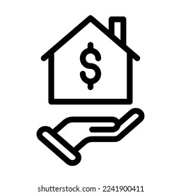 Seller Vector Line Icon Design