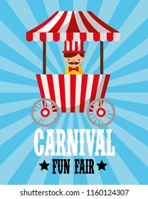 Sellerman Food Booth Retro Carnival Fun Fair